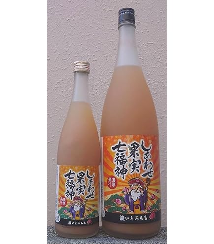 Amazon.co.jp: しあわせ果実 七福神 濃いとろりんご 720ml 北のさくら
